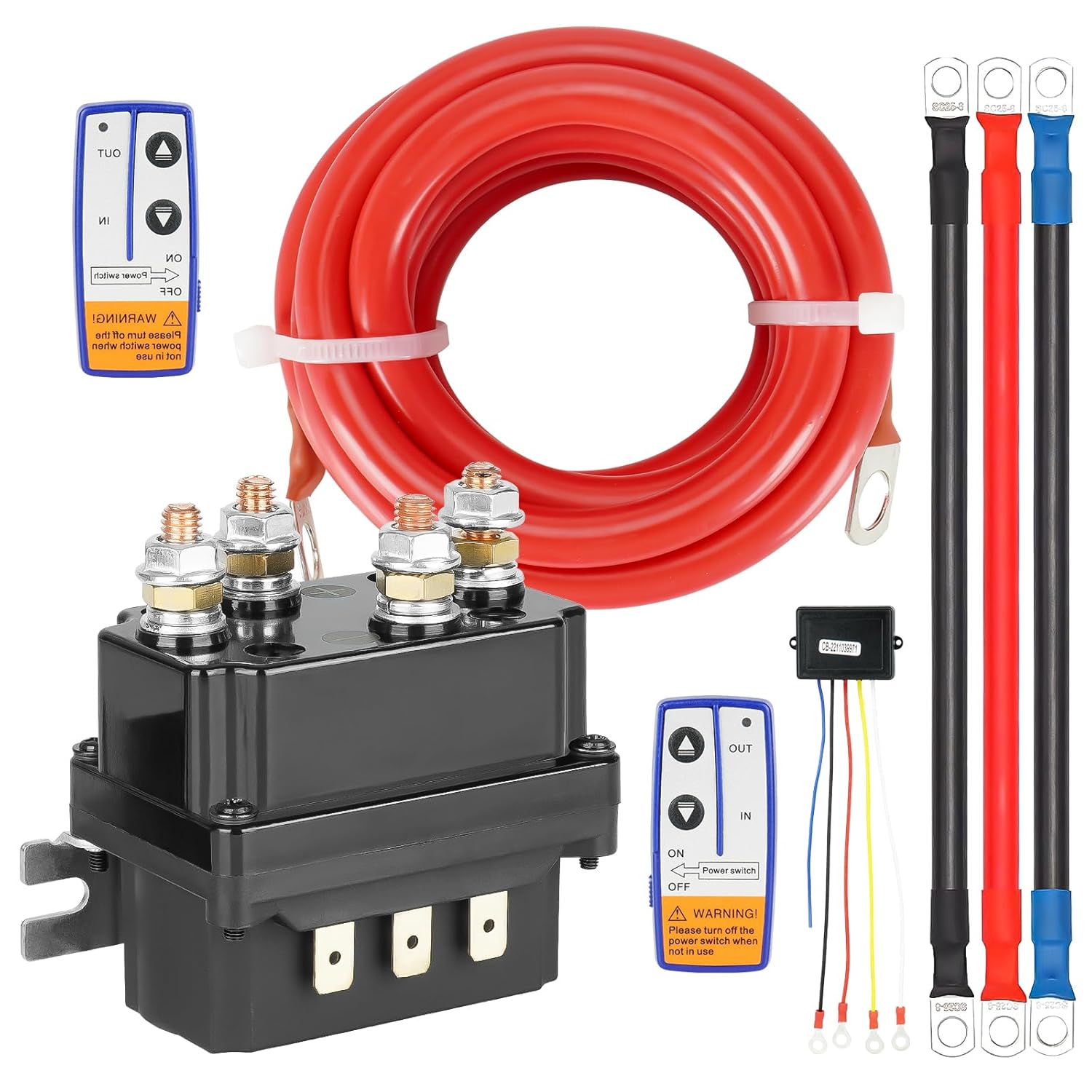 Solenoide De Contactor De Cabrestante, Para Cabrestantes De 1500 A 5000 Lb Rele De Solenoide De Cabrestante Atv Solenoide De Cabrestante Diseno De Vanguardia