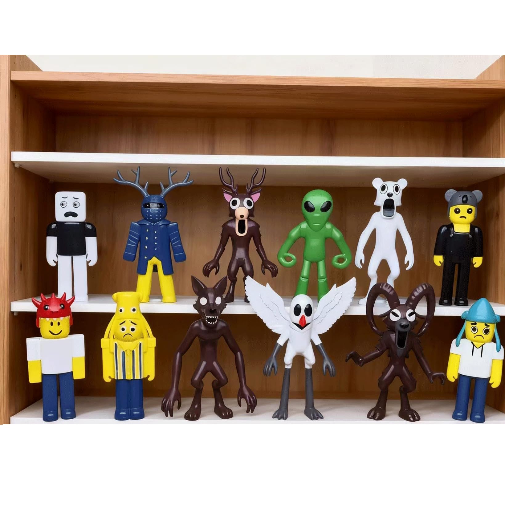 MKJHIUH New 99 Nights in The Forest Toys, Funny Animals, Decorations Gifts for Fans Office Room Figurine Decor (12PCS-A) - Image 3