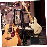Vista 6 de TOYANDONA Mini amplificador de guitarra eléctrica portátil, amplificador de práctica pequeño con sonido nítido y fuerte para guitarras acústicas