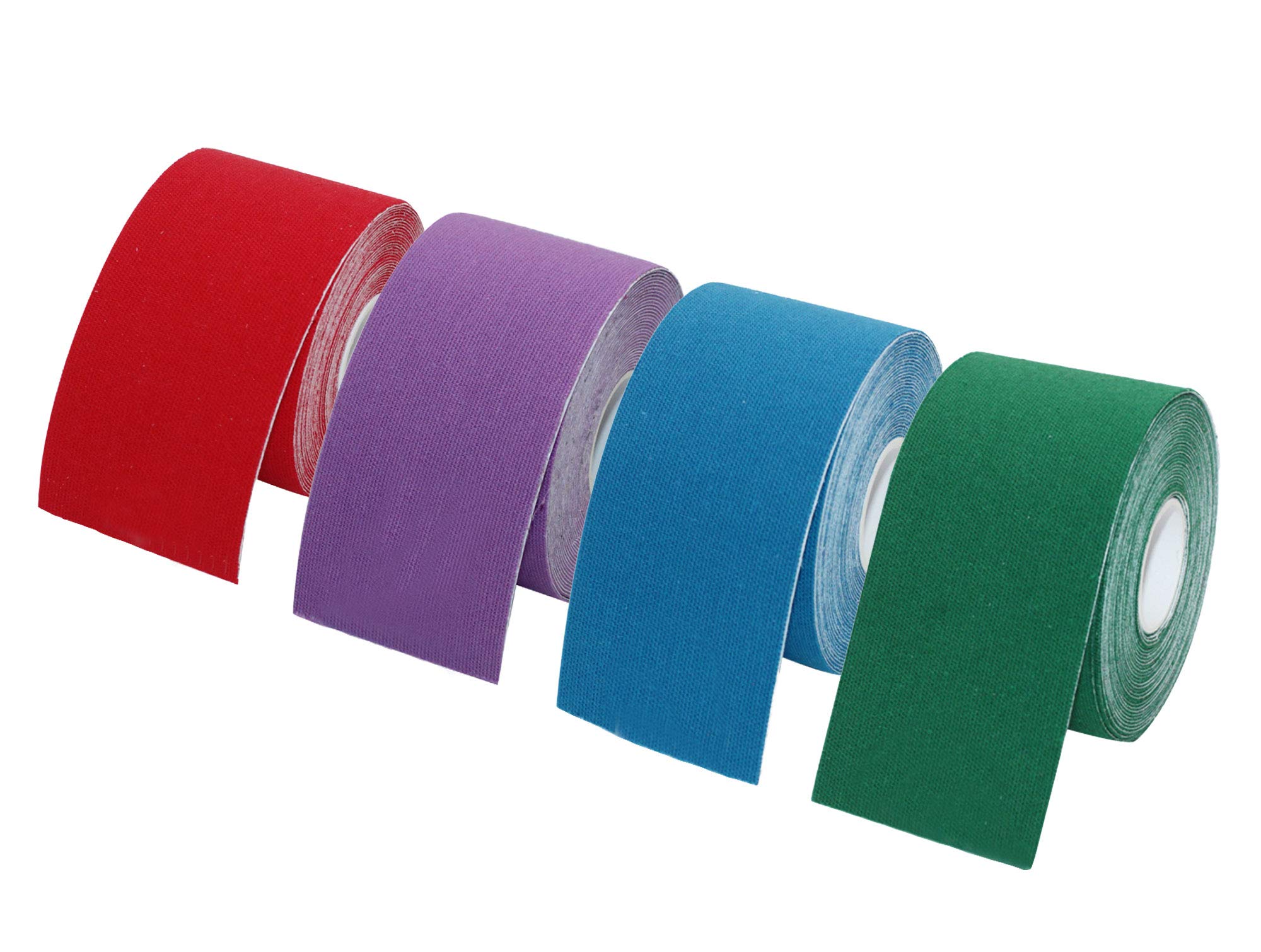 KISEER 4 Pack Kinesiology Tape 16ft Latex Free Elastic Waterproof