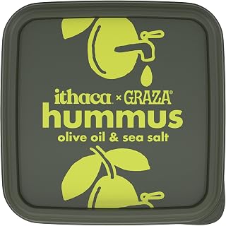 Ithaca Cold Crafted Graza Olive Oil & Sea Salt Hummus, 10oz - Premium Fresh Dip