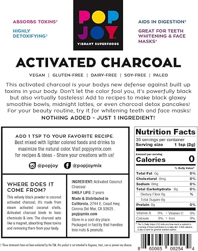 Miniatura 3 de Carbón de coco activado - 1 ingrediente nada añadido!