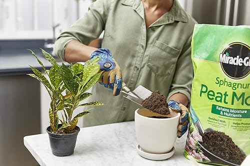 Miniatura 10 de Miracle-Gro Musgo de turba Sphagnum, enriquecido con alimentos vegetales, 8 cuartos de galón (paquete de 3)