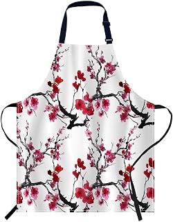 oFloral Damen Herren Schürze für Zuhause Küche 001