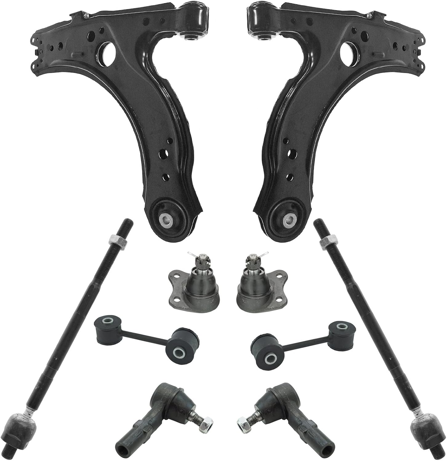 Front Control Arm & Suspension Kit for 00-05 Volkswagen Jetta - 10pcs