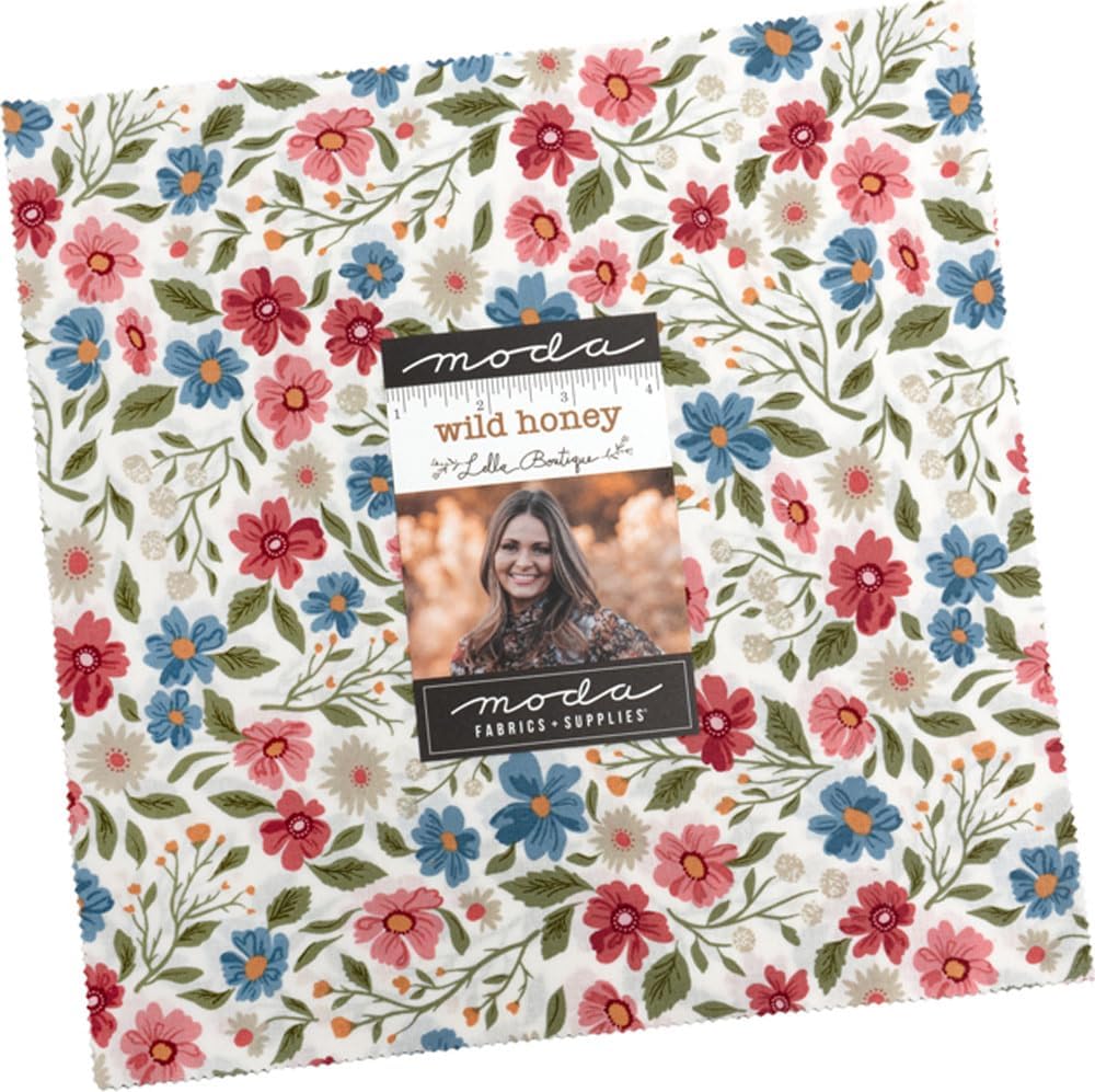 Wild Honey Layer Cake®, 42 10-inch Precut Fabric Quilt Squares by Lella Boutique