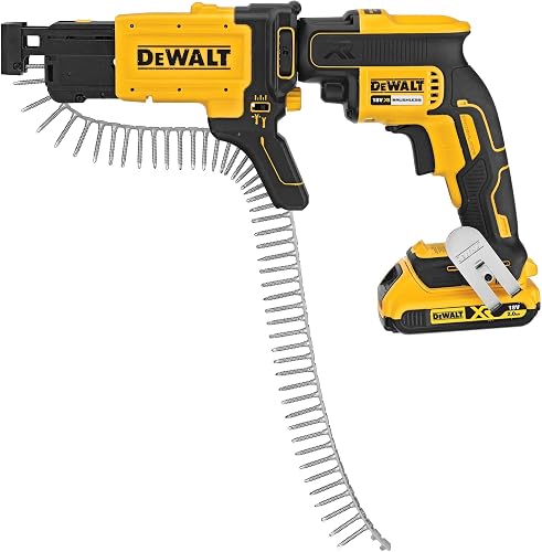 DEWALT Chargeur Vis en Bande pour Visseuse Plaque de Plâtre XR 18V, DCF6202-XJ - 4
