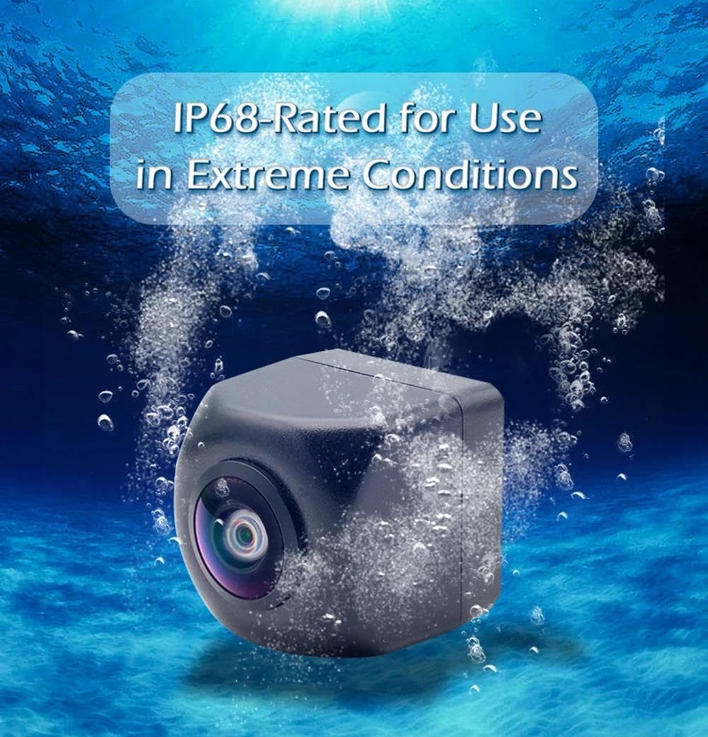Caméra étanche Caméra De Recul AHD Fisheye pour Voiture pour Citroën pour Berlingo B9 C8 pour Jumper pour Kombi pour SpaceTourer Camera de recul Voiture(Fisheye-160deg)