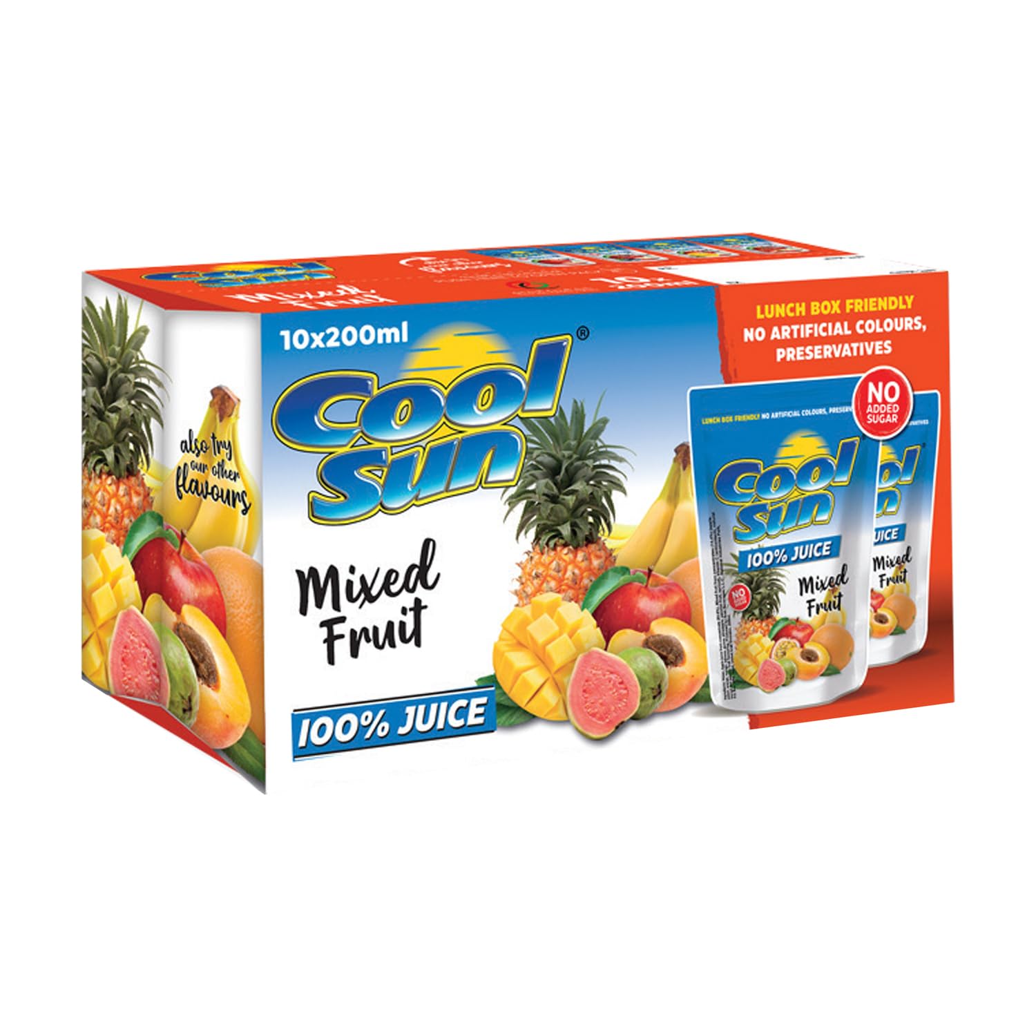 MIXED FRUIT JUICE 200ml(Pack of 10)