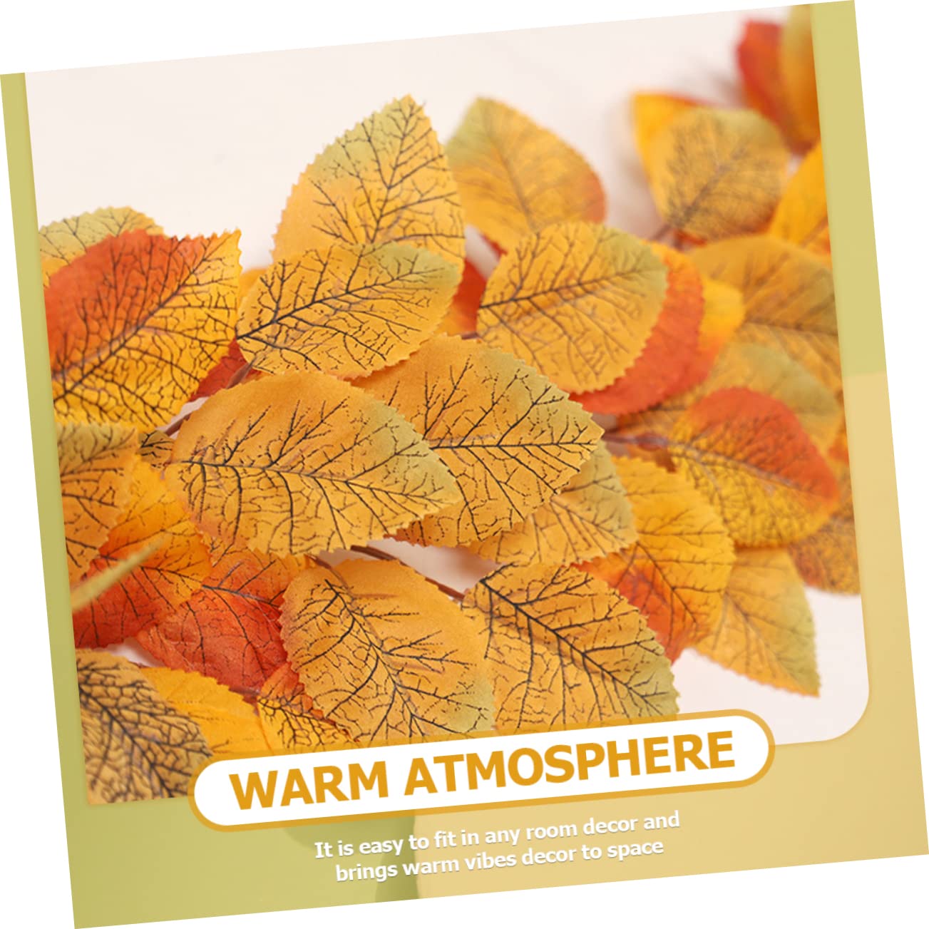 3piezas Guirnalda Magnolia Artificiales para Decoración De Otoño Adorno Festivo para Hogar y Cafeterías Diseño Acogedor y Versátil