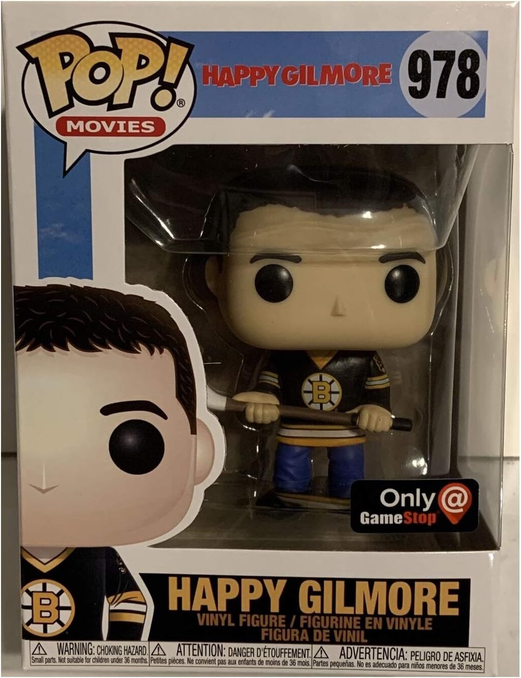 Funko Pop! Happy Gilmore Holding up Hockey Stick Exclusive Figure