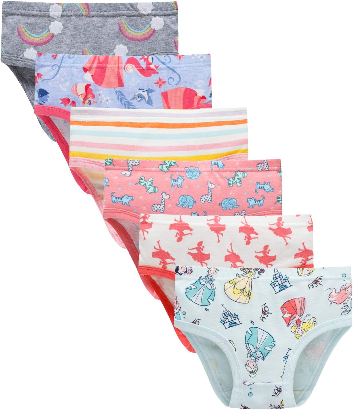 Baby Soft Cotton Underwear Little Girls'Briefs Toddler Undies