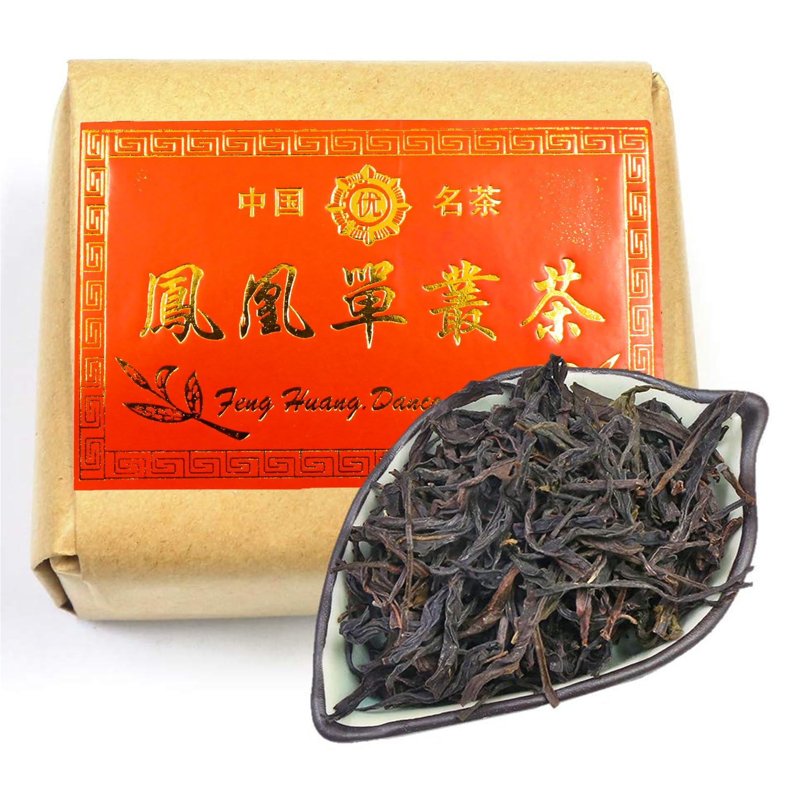 FullCheaDan Cong - Oolong Tea Loose Leaf - Chaozhou Phoenix Tea Mountain Oolong with Sweet and Orchids Aroma - Health Tea (125g / 4.40oz)