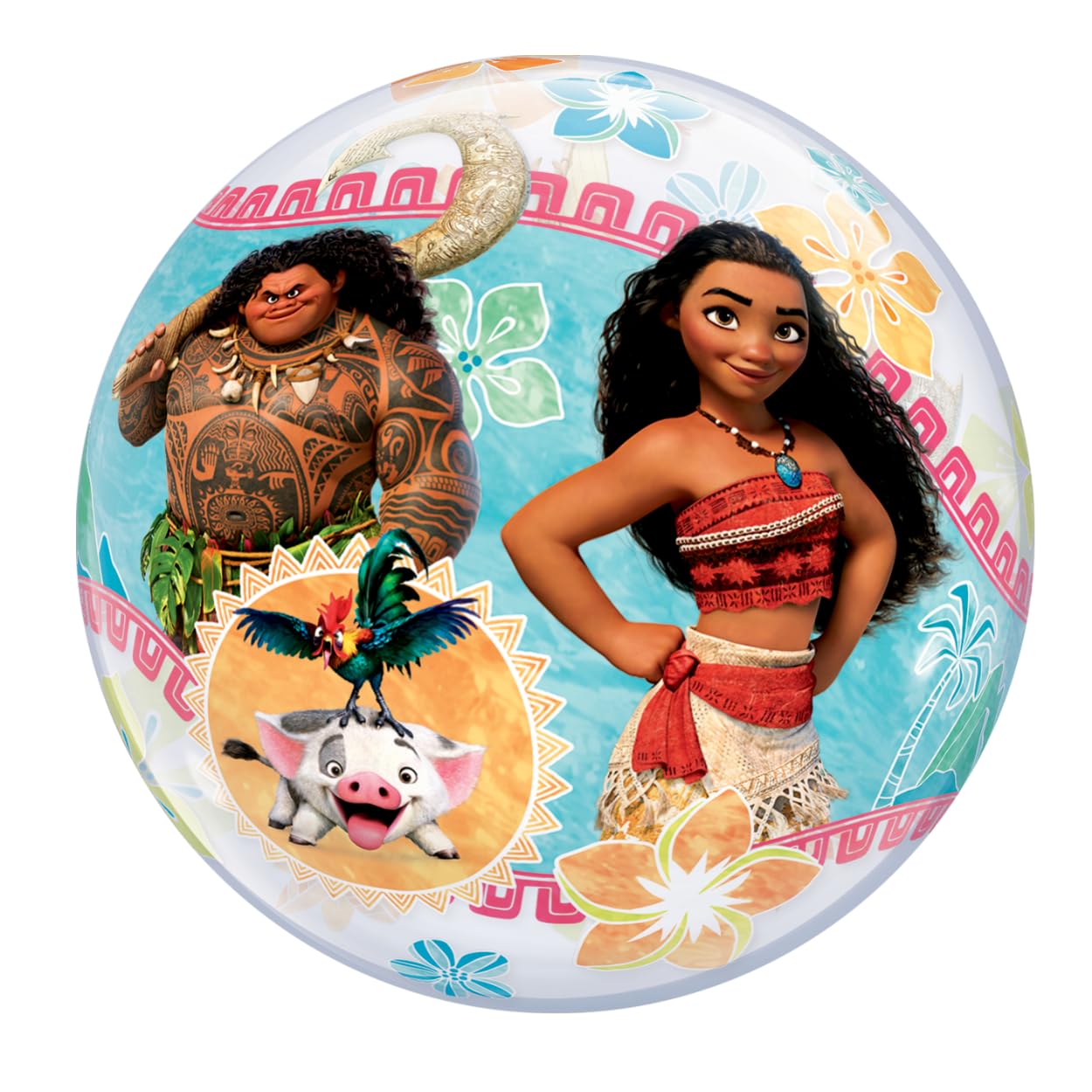 Qualatex Vaiana Single Bubble Balloon, 22-Inch Size