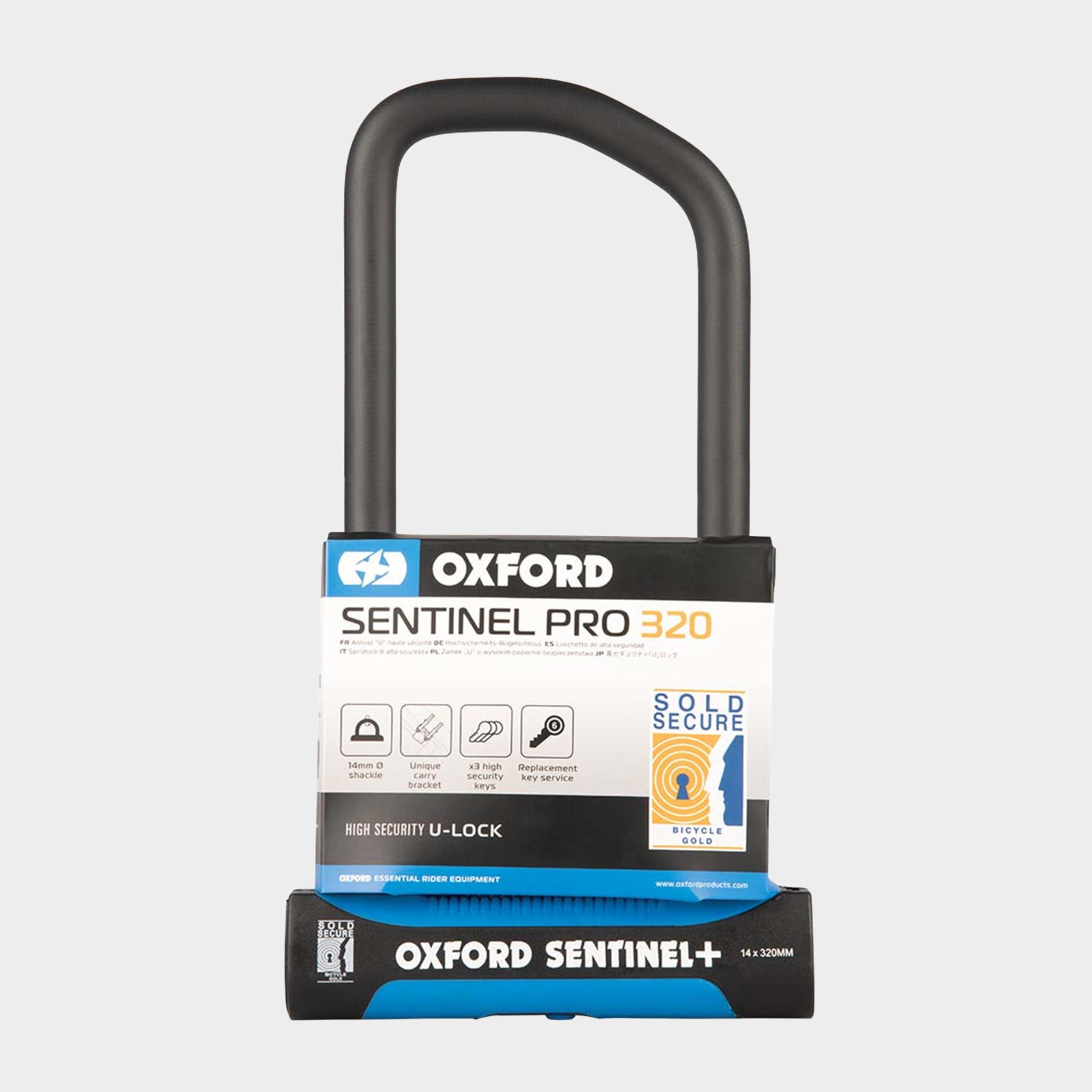 OXFORD LK325 Kabelschloss 177mm 320mm Stahl