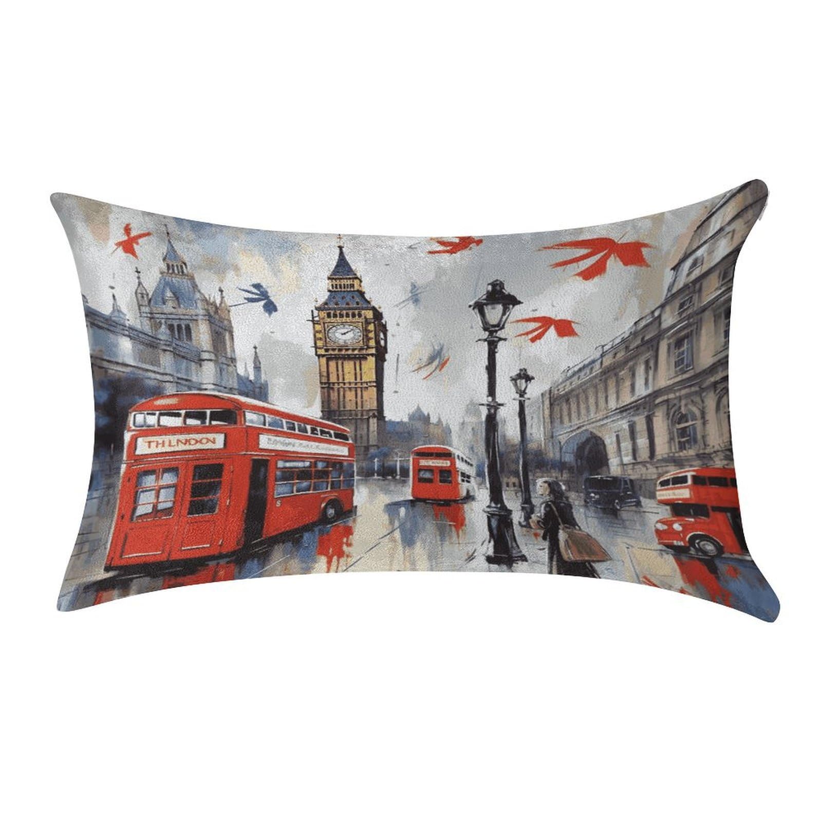 Fekiloot Style London Pillow Covers Home Decor Pillow Cases