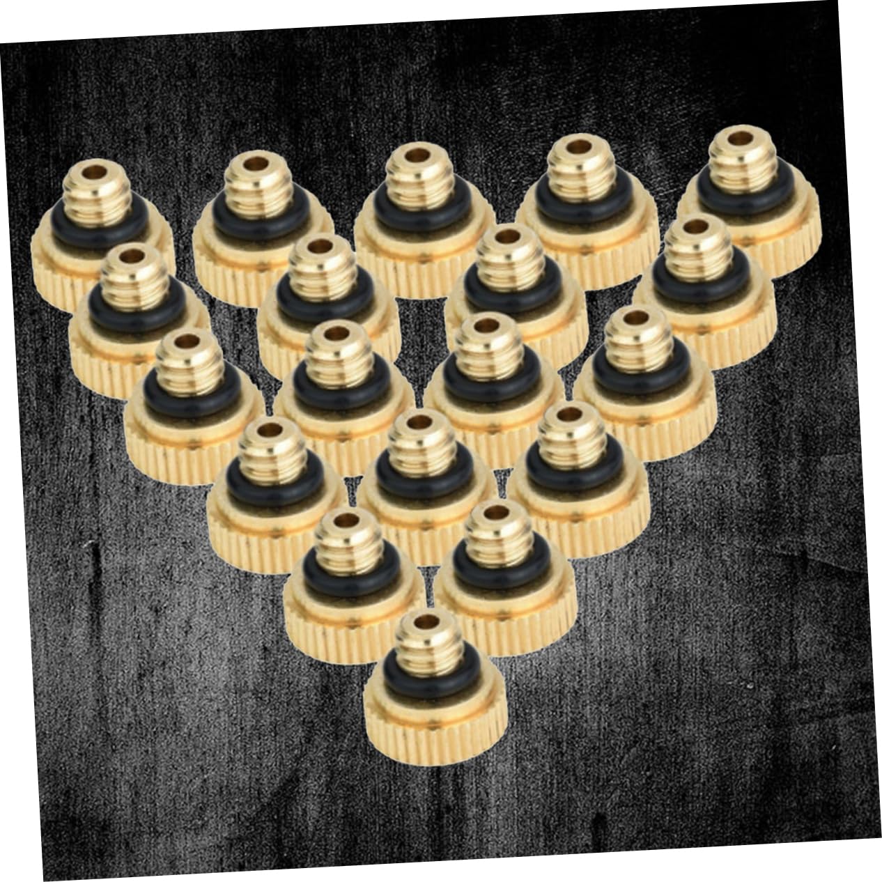 INOOMP Lot De 3 Buses en Laiton pour Brumisation Extérieure Basse Pression Installation Facile pour Jardin 32 Pièces X 3