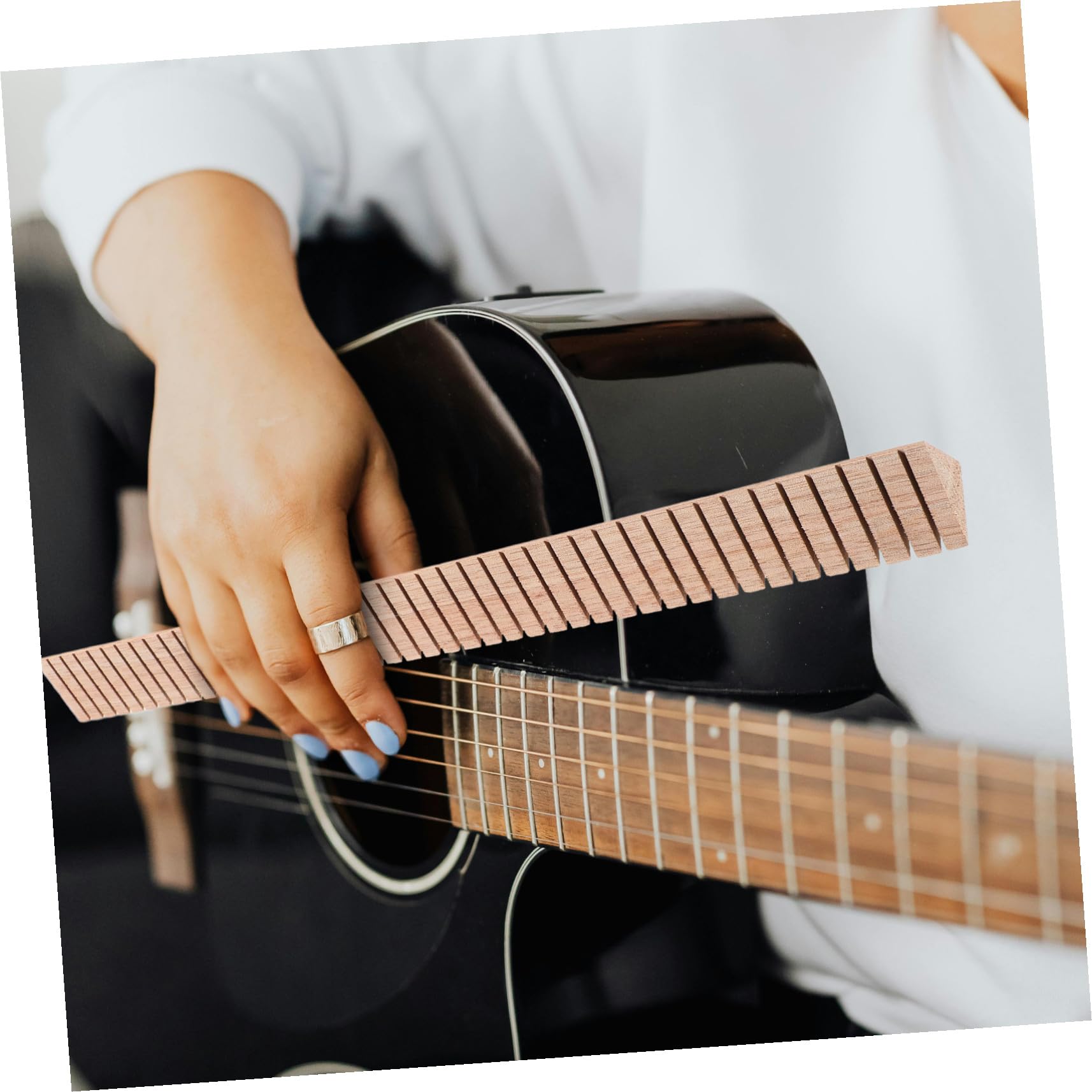 Mikinona 12 Szt. narzędzia gitarowe akcesoria na gitarę akustyczną dodatek do gitary Części i akcesoria gitarowe narzędzia lutnicze Khaki