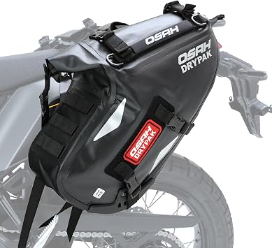 Motocycle Saddlebags,Waterproof Dry Travel Luggage,Moto Side Shoulder Bags,24L Large Capacity Saddle Bags Motorcycles, Universal Motorcycle Accessories,1 PairBlack