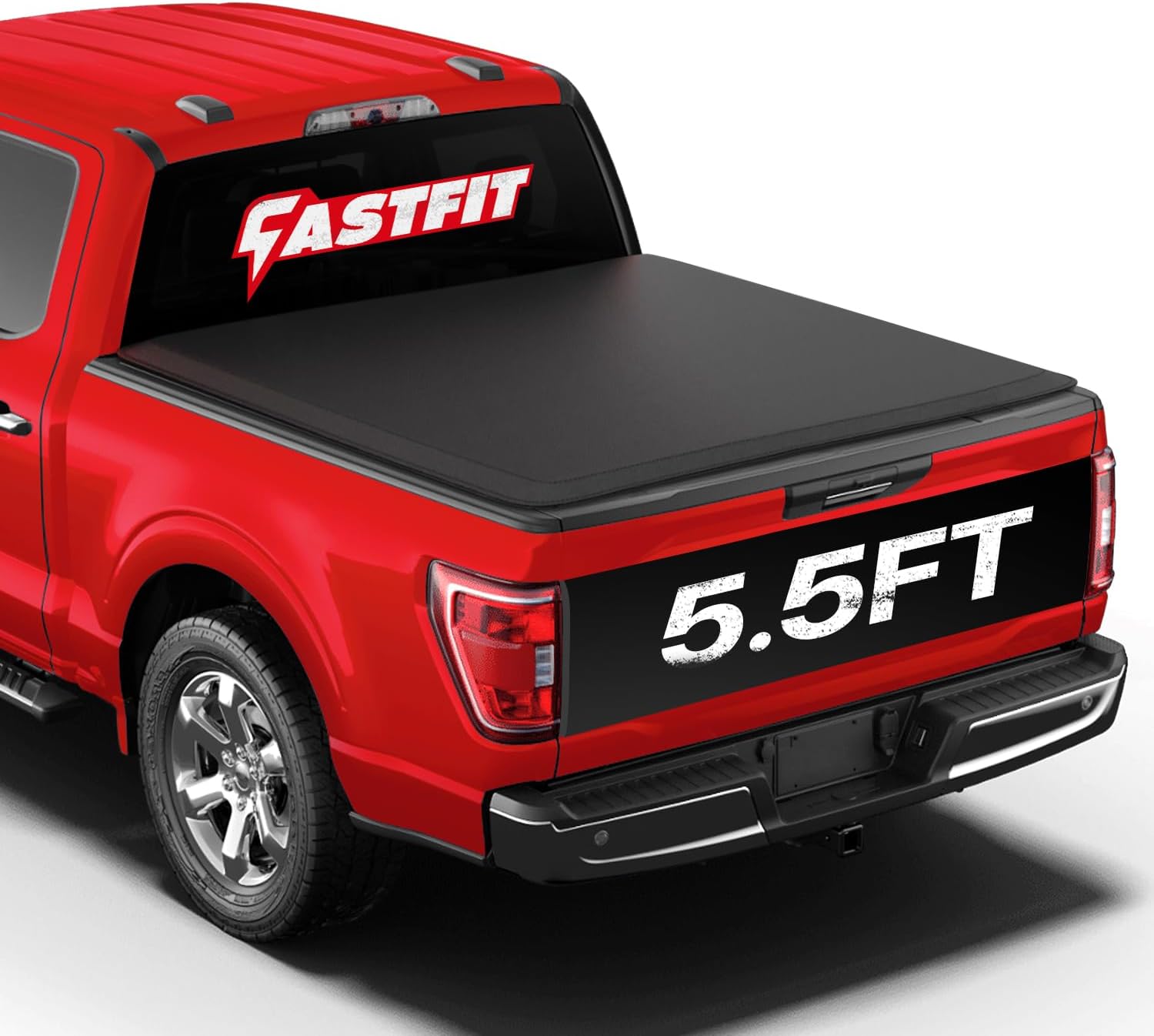 FASTFIT Soft Roll Up Tonneau Cover Fits 2015-2026 F150 with 5.5' (67.1in) Truck Bed
