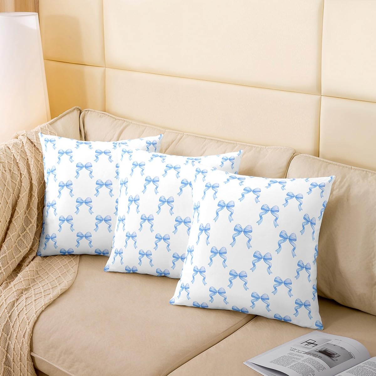 Cuscino A Fiocco Per Divano Gralara - Cuscino Decorativo A Fiocco Morbido, Per Divano, Letto, Ufficio O Auto, Nero Cuscino Decorativo Fiocco