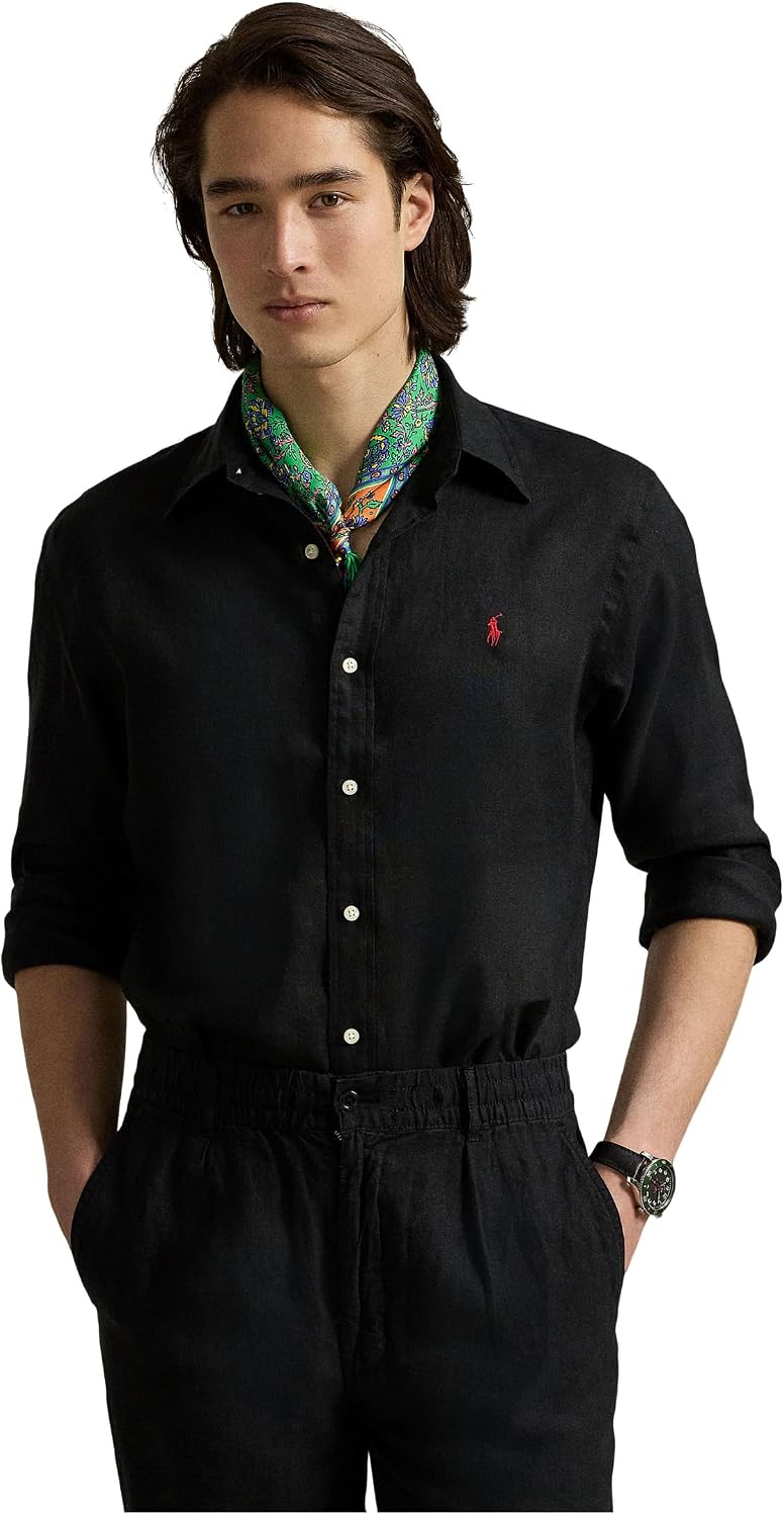 POLO RALPH LAUREN Men's Long Sleeve Linen - Classic
