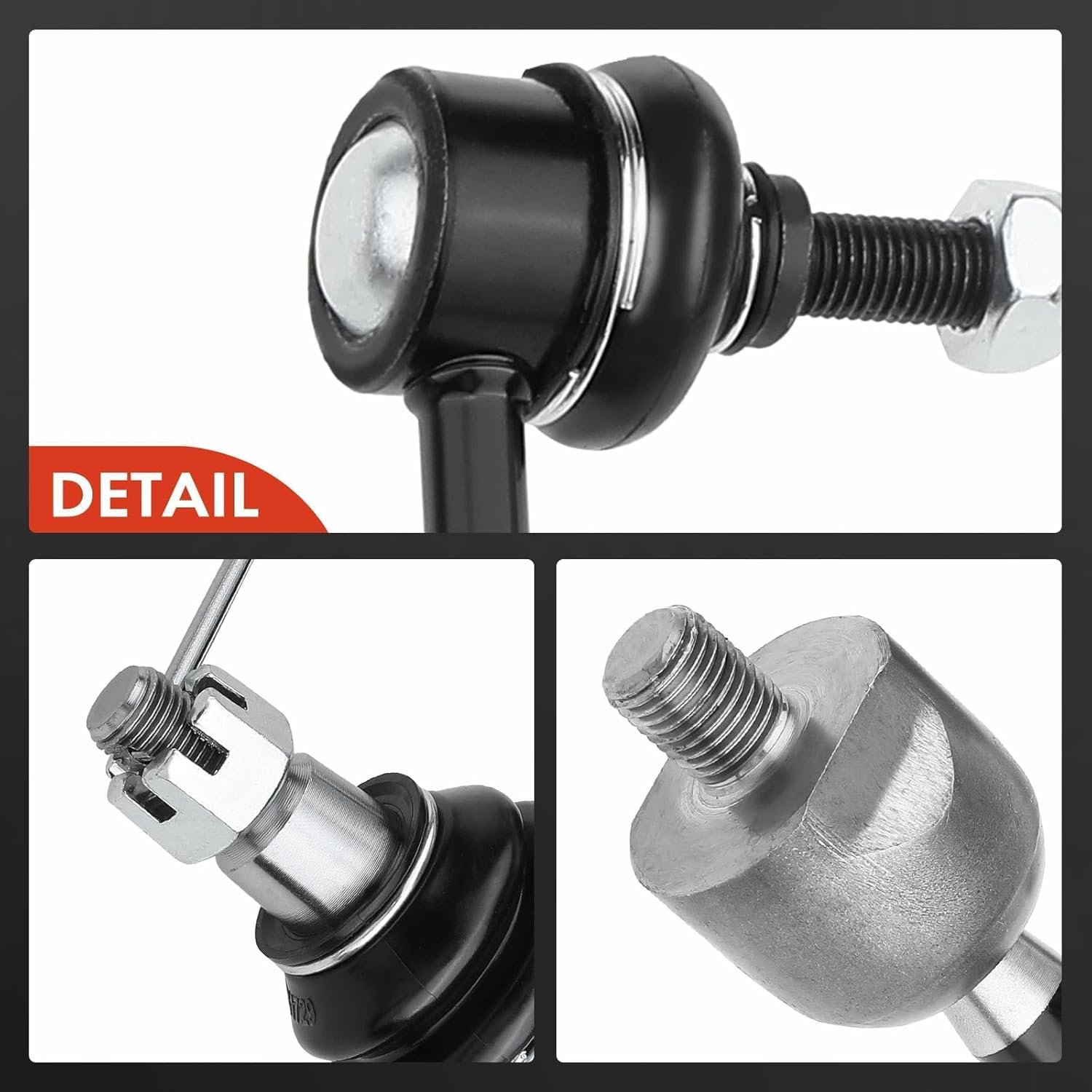 A-Premium Set of 8, Front Sway Bar Link, Lower Ball Joint, Inner Outer Tie Rod End, Compatible with Honda Accord 2003 2004 2005 2006 2007, V6 3.0L & Coupe Only