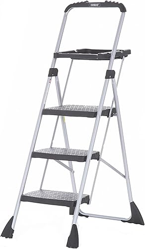 Miniatura 2 de Cosco Three Step Max Steel Work Platform & Scotch Cinta de pintor original multisuperficie, 94 pulgadas x 60 yardas (180 yardas en total), 2090, 3