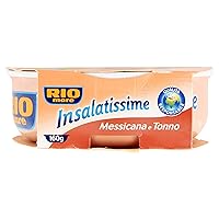 Vista 3 de Rio Mare Insalatissime Ensalada mexicana de atún lista para comer, 3 latas, 5.64 onzas cada una