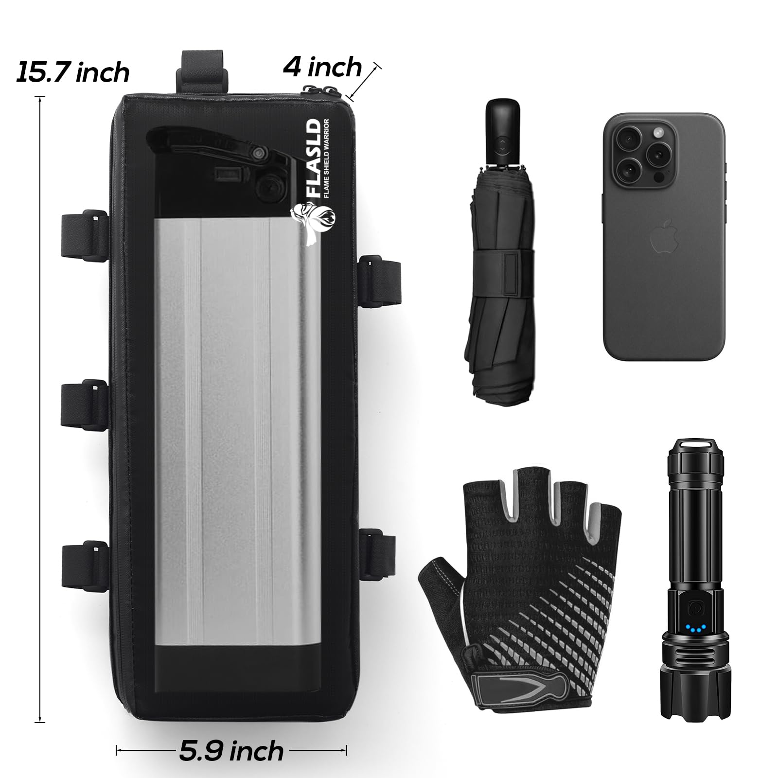 Sacs Ignifuges Pour Batterie Lipo FLASLD - Lot De 2, 49x10.9x17.8 Cm - Sécurité Charge