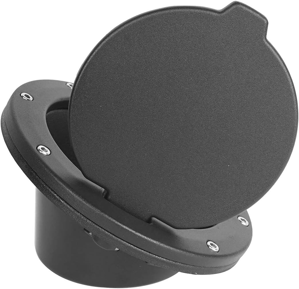 TJ Wrangler Gas Cap Cover Fuel Filler Door Tank Compatible with Jeep Wrangler TJ 1997-2006