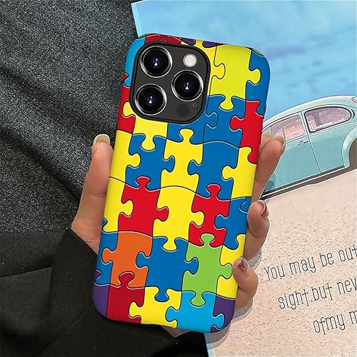 Vista 113 de SEized Funda compatible con iPhone 14 Pro Max, funda colorida de tablero de ajedrez para niñas, mujeres, niños y hombres, funda de protección