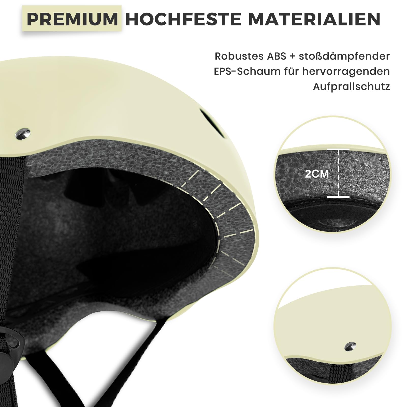LeapBeast Skaterhelm Fahrradhelm, Belüftung | Sicherheit | leicht | Skateboarding Helm für Fahrrad Skateboard Scooter BMX Kind Erwachsene