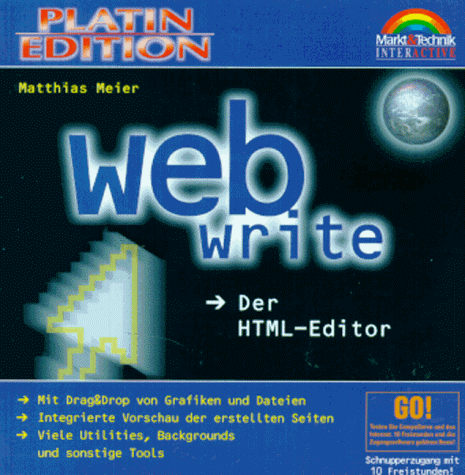 WebWrite: Mit Drag & Drop von Dateien und Grafiken - integrierte Vorschau der erstellten Seiten - und viele nützliche Utilities, Backgrounds und alles ... wird (Tools /Utilities - Platin Edition) WebWrite: Mit Drag & Drop von Dateien und Grafiken - integrierte Vorschau der erstellten Seiten - und viele nützliche Utilities, Backgrounds und alles ... wird (Tools /Utilities - Platin Edition)