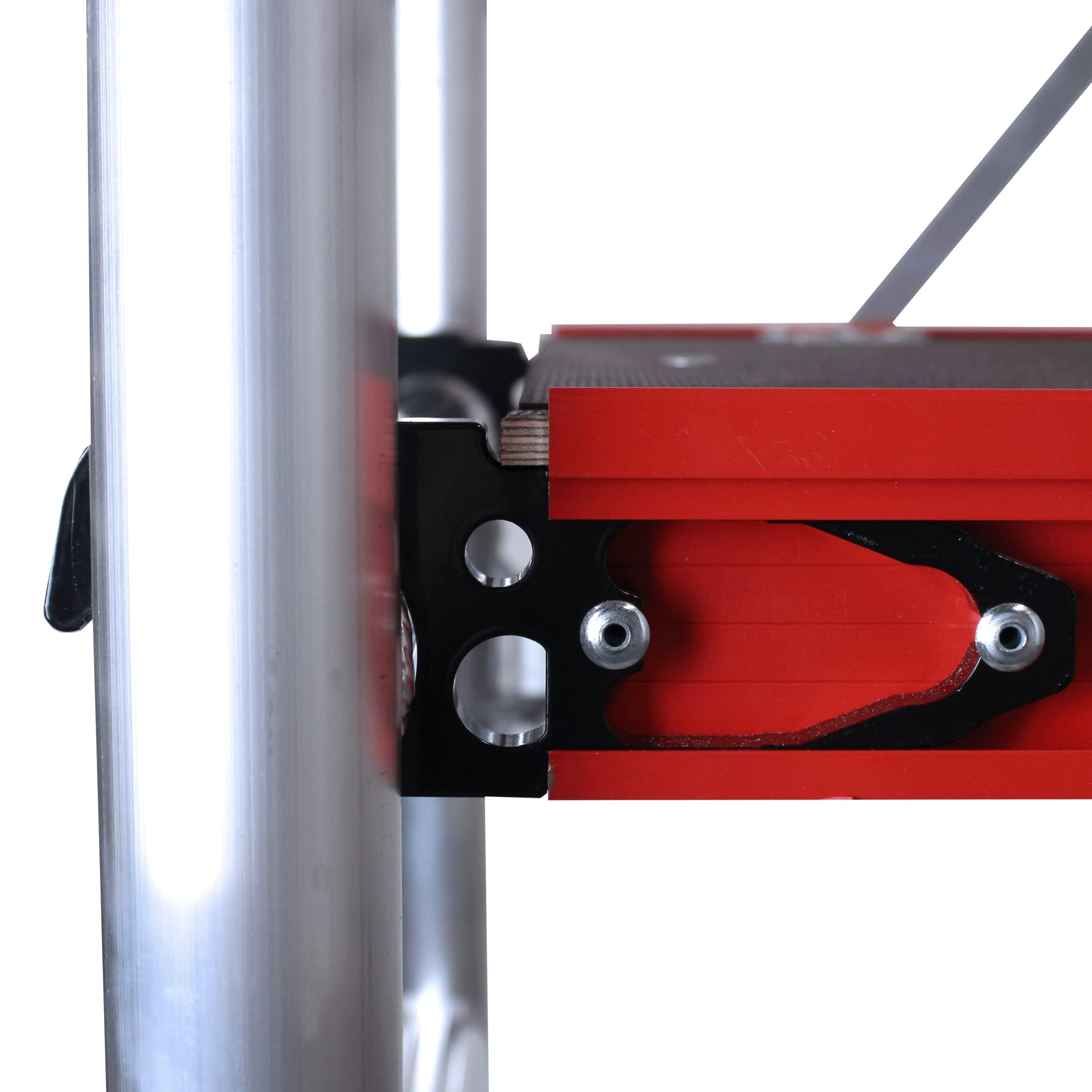 Alumexx FS 75 Échafaudage pliant (Red-Line) - Échafaudage de travail - Échafaudage - Échafaudage en aluminium - Échafaudage roulant (Type A+B: L'échafaudage complet)
