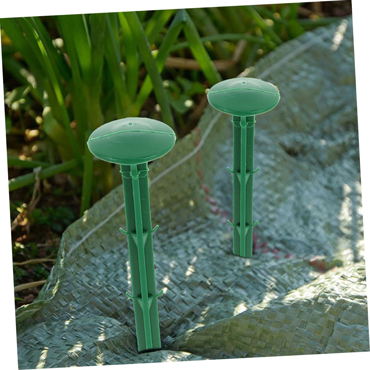 Piquets de Jardinage en Plastique Vert 150 Pièces pour Fixation