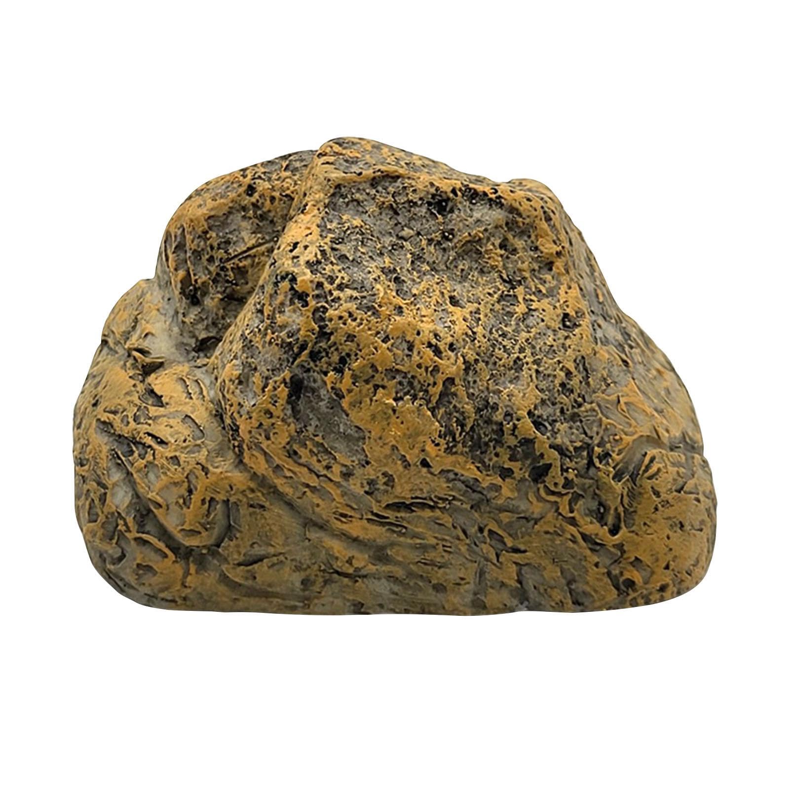 Boîte à Clés Camouflée En Pierre – Fausse Roche En Résine – Cache Pour Clés De Maison, Voiture – Extérieur/Intérieur