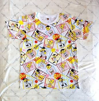 阪神タイガース　デザインユニフォーム　トラッキー　コミック柄　Lサイズ 阪神タイガース デザインユニフォーム トラッキー コミック柄 L
