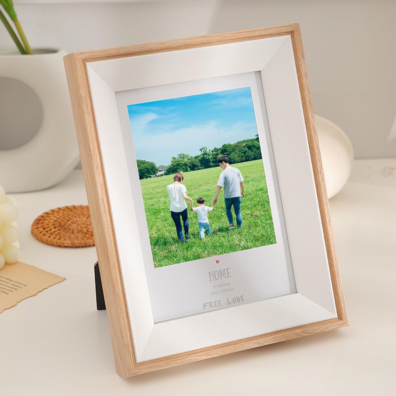 木製　大型額縁 美品 WESTERN PHOTO MOUNT #10000 Amazon.com - OKSQW 8 x 10 Rustic Wood Picture Frame with Cowboy