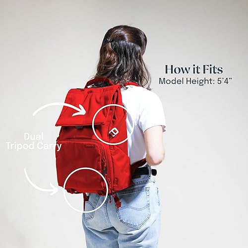 Miniatura 15 de BREVITE - The Runner - Compact Camera Backpacks for Photographers - A Minimalist & Travel-friendly Photography Backpack Compatible With Both Laptop