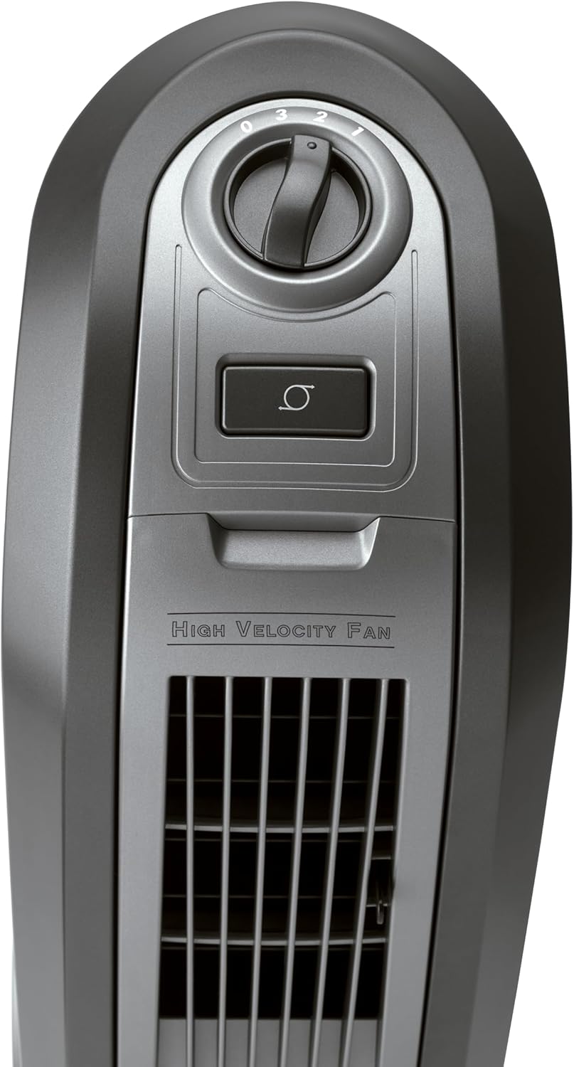 Top-mounted controls of Lasko 4924 fan