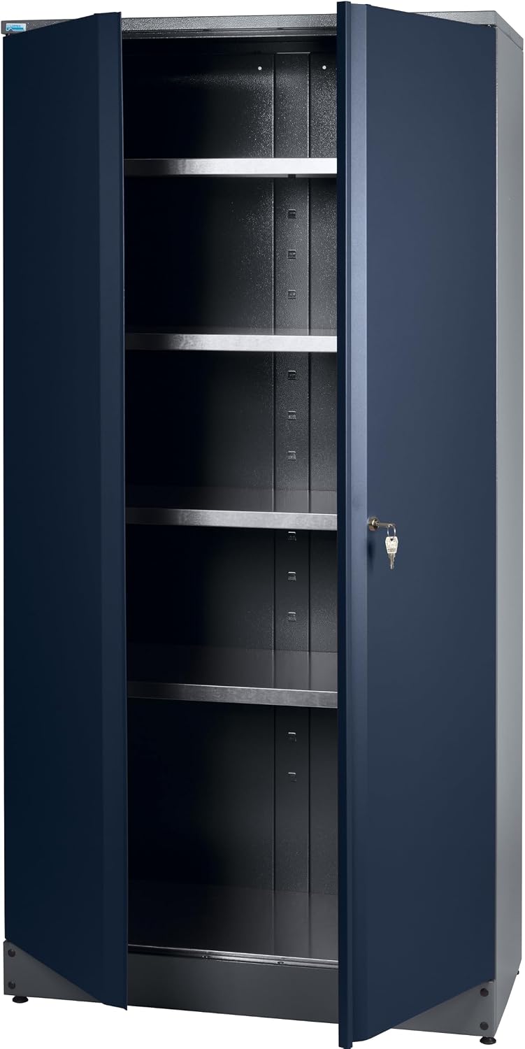 Küpper Hochschrank 70283, 204 x 53 x 91 cm mit 4 Fachböden
