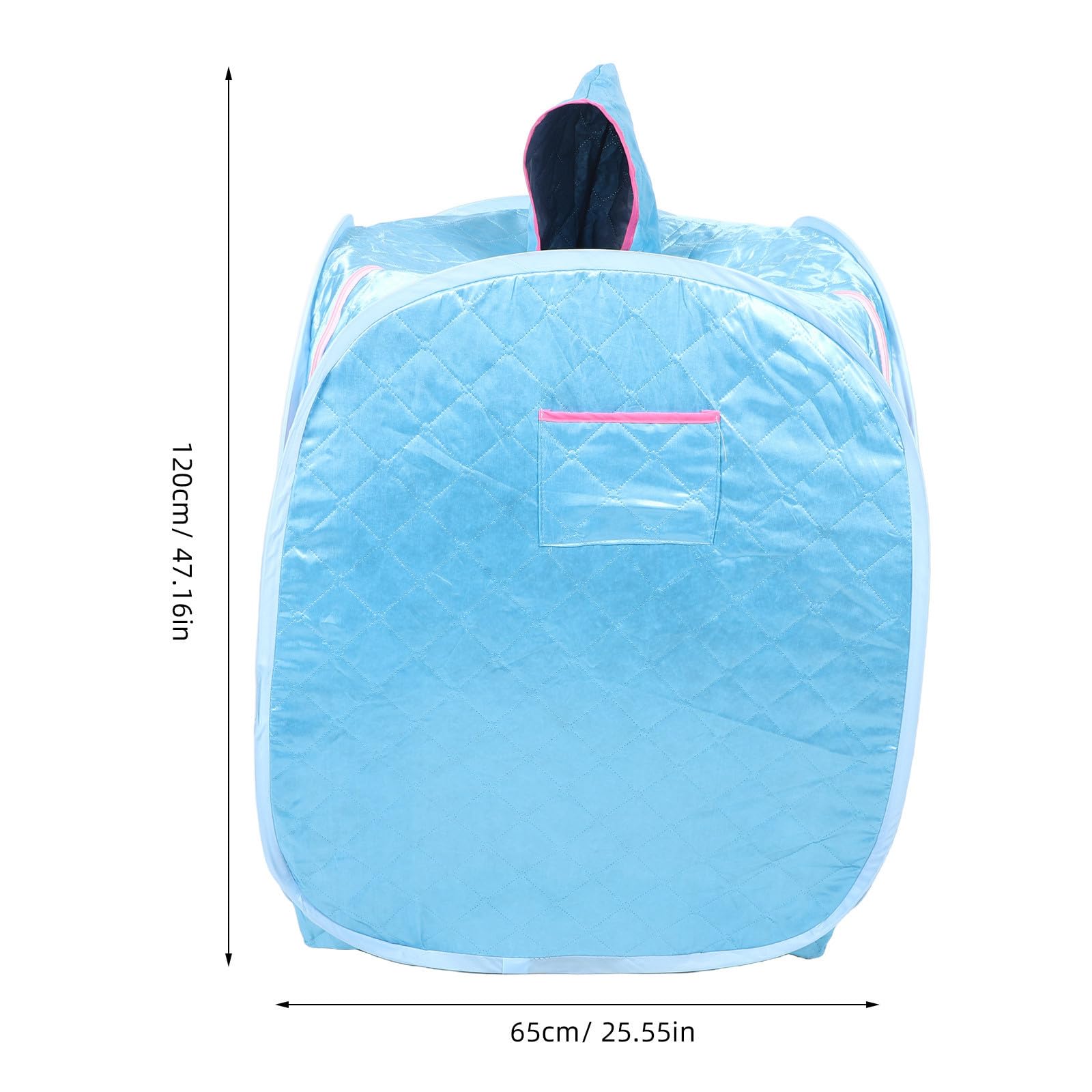 PRETYZOOM Sauna à Vapeur Portable Personne, Pliable, Bleu