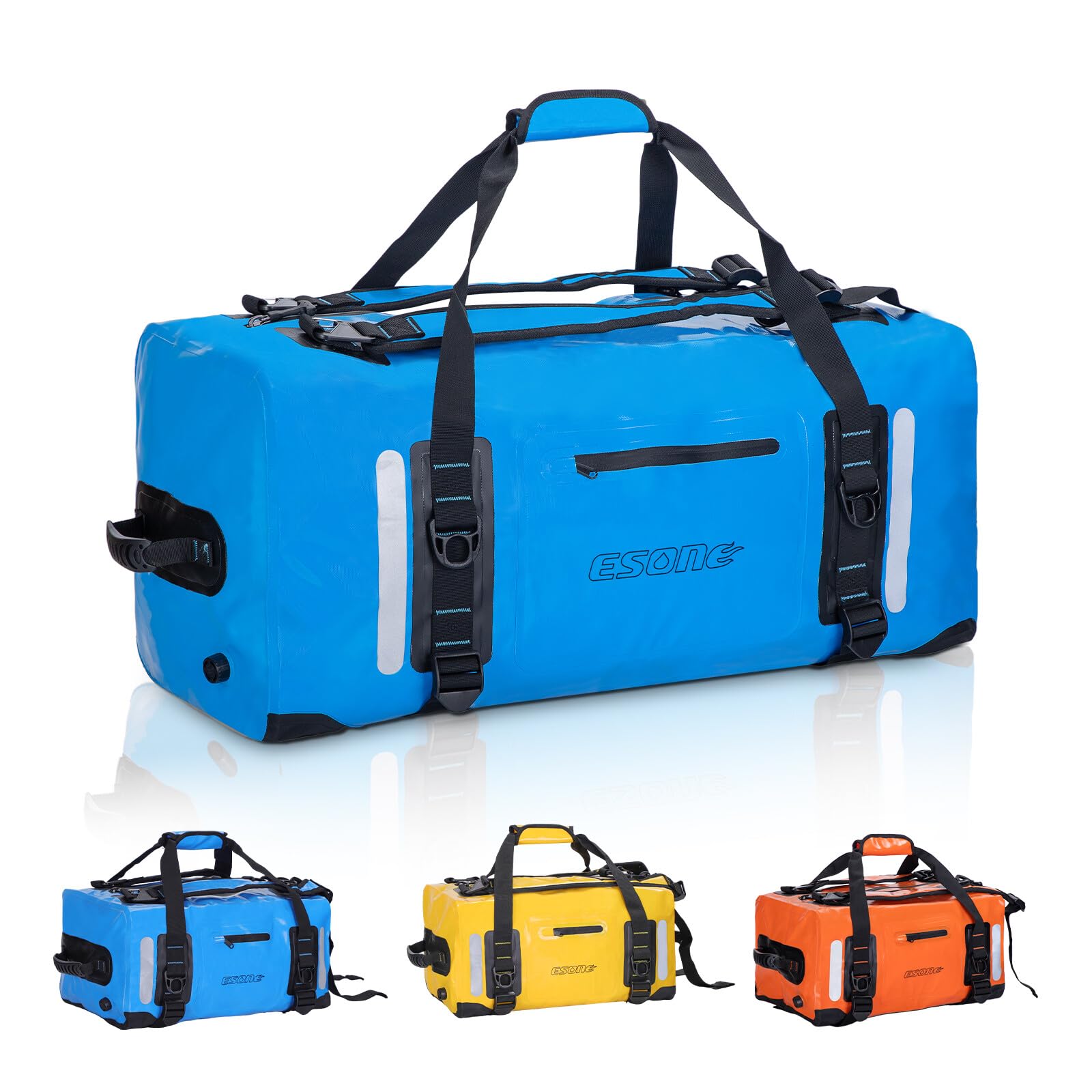 ESONE Dry Bags Waterproof Backpack for Men/Women, 60L, Ideal for Kayaking, Travel, Boating, Camping, Paddle Board, Surfing