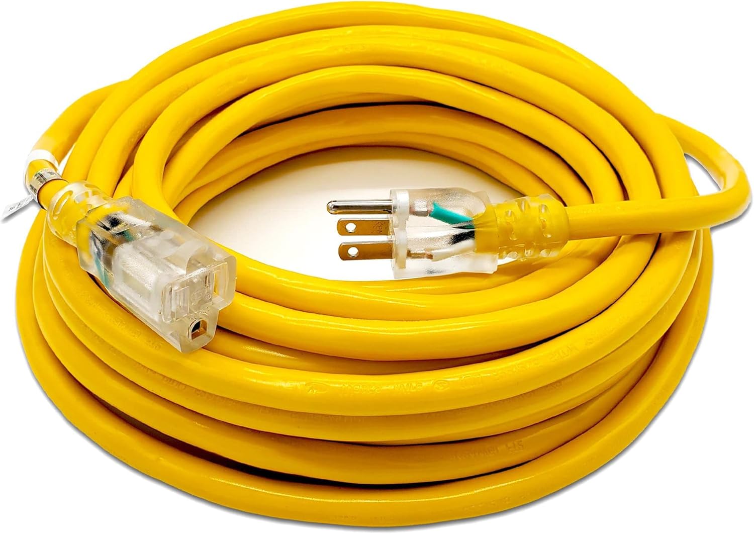 50 ft 10 Gauge Extension Cord - Outdoor Extension Cord Waterproof - Heavy Duty Outdoor Extension Cords 50 ft - Watts Wire - 50' Grounded - extensiones electricas