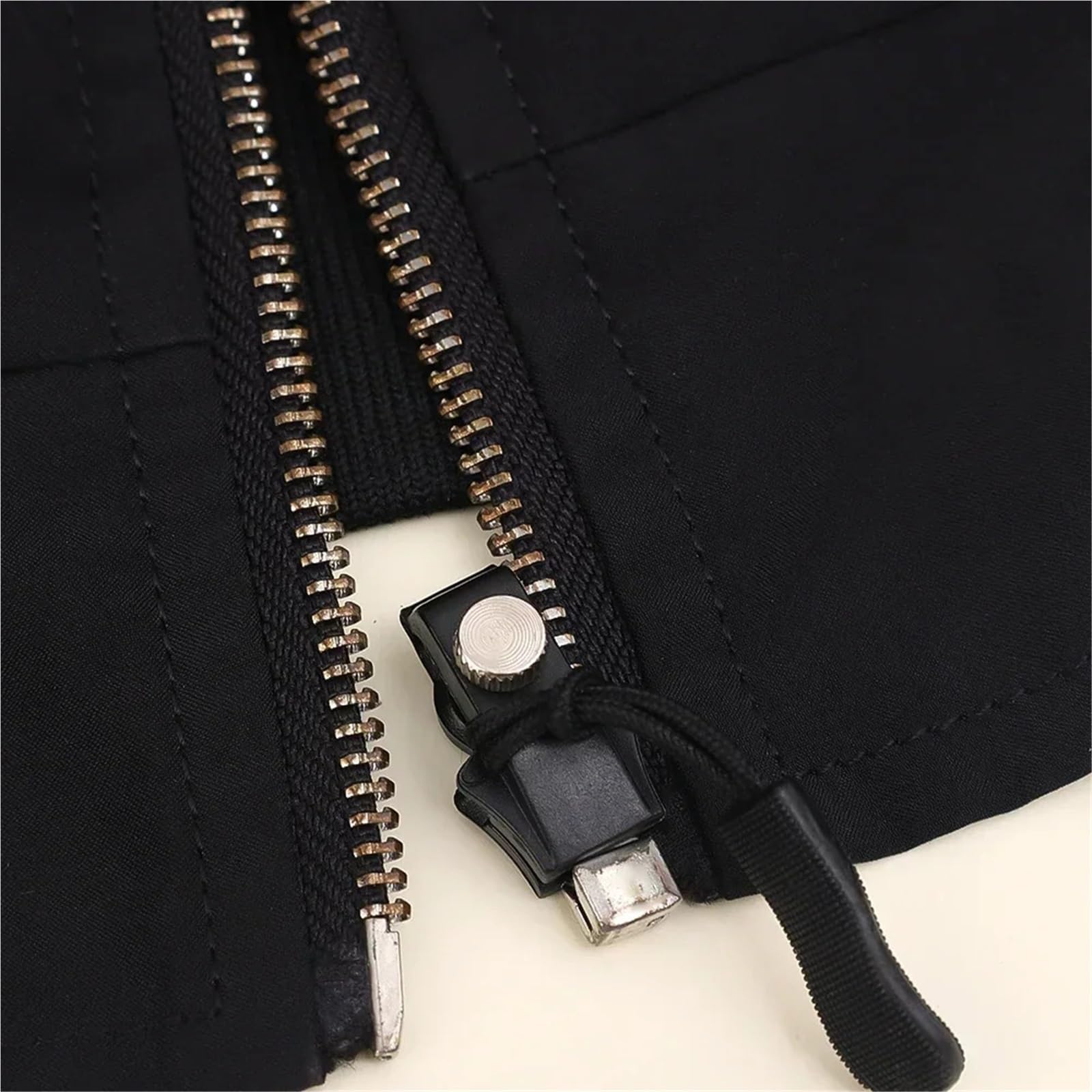 Abnehmbarer Reißverschluss-Schieber Zipper Repair Kit Detachable Slider Pull For Jackets Luggage Bags Non-Slip Metal Zip Head DIY Sewing Supplies(100PCS,S)