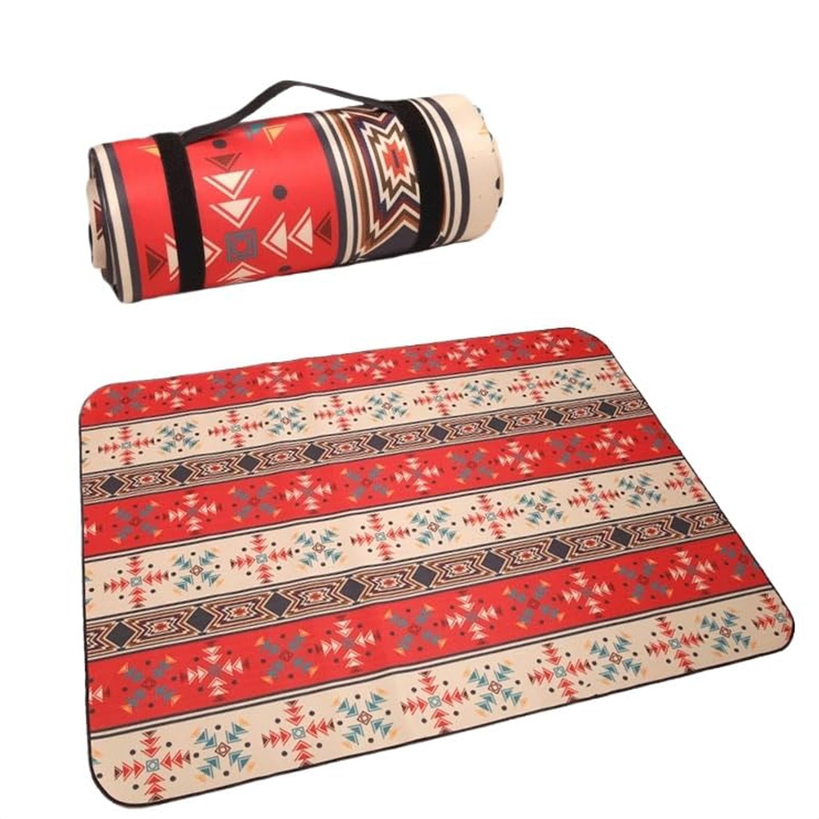 Tapis de voyage pour canapé et pique-nique au style ethnique