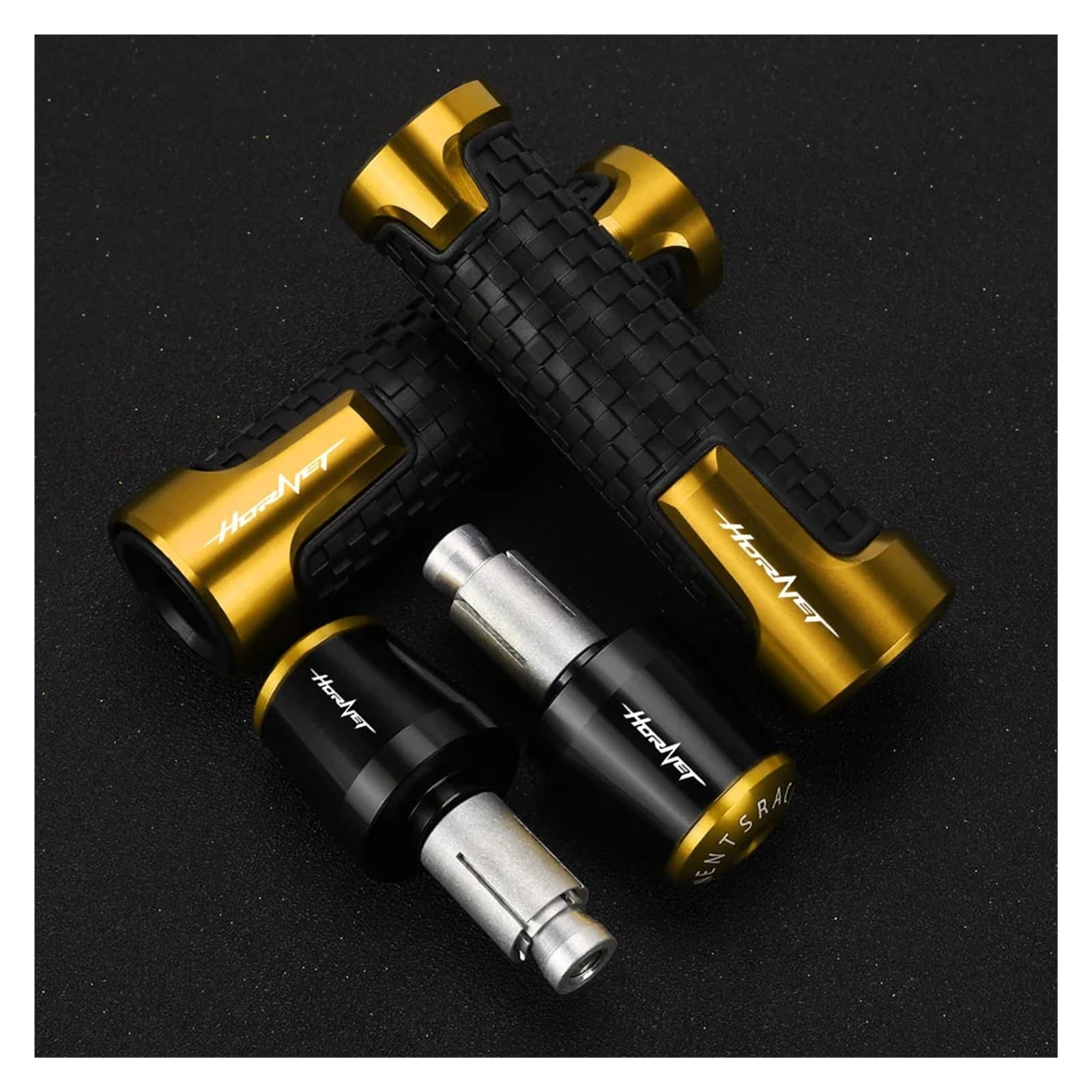 Manopole per manubrio moto Per HON@&DA CB599 CB600F HORNET 1998-2006 22 Mm Accessori Per Moto: Manopole E Tappi Terminali Manubrio In Alluminio