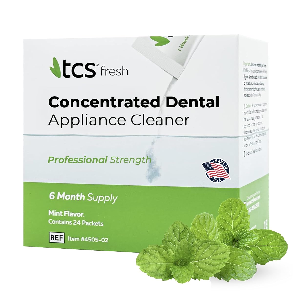 Tcs Concentrated Cleaner - 10 Months Supply For Dentures, Retainers & All Other