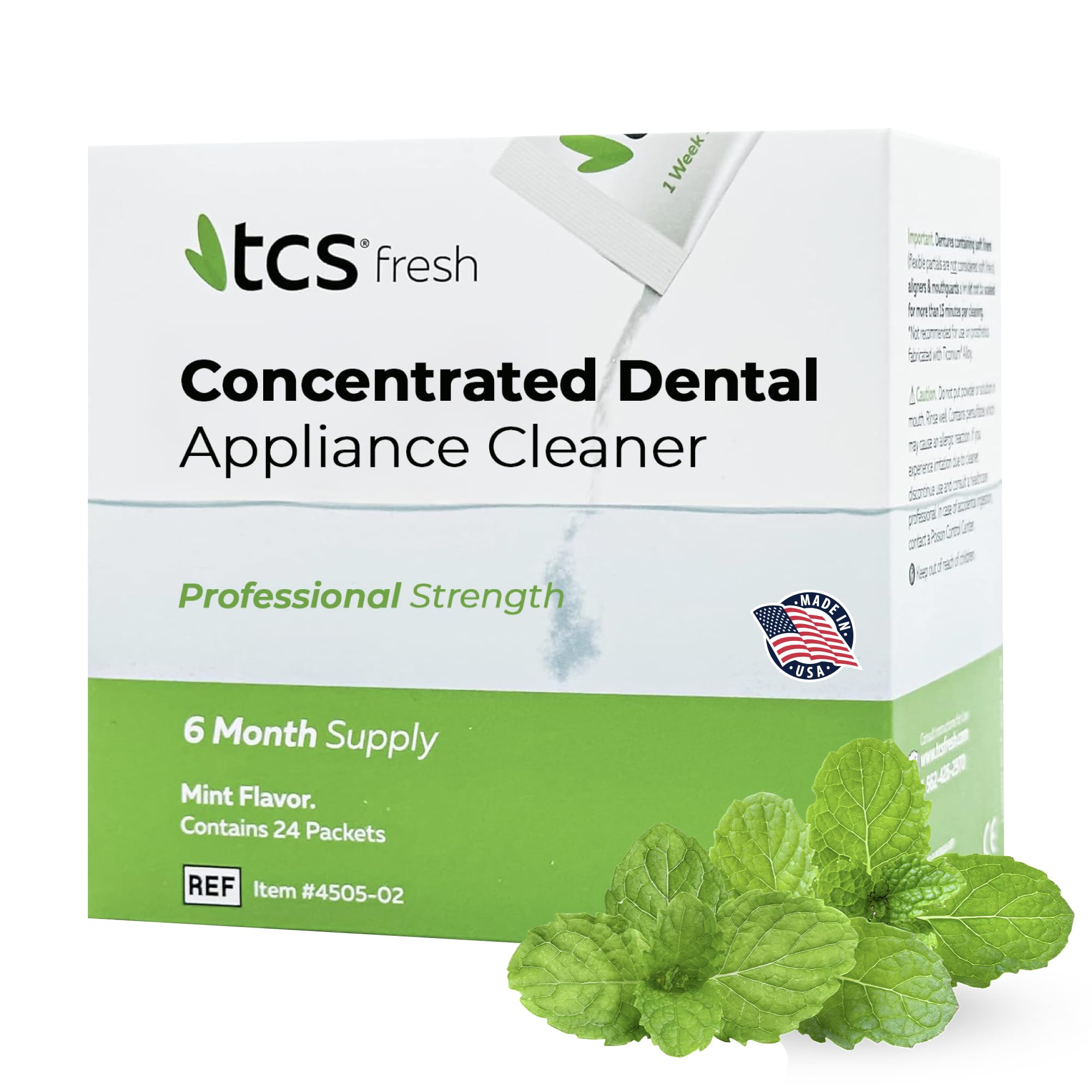 Tcs Concentrated Cleaner - 10 Months Supply For Dentures, Retainers & All Other